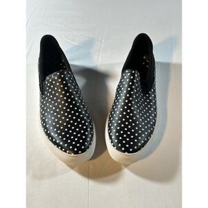 Mark Nason LA Womens Polka Dot/Black Sneakers Slip On Loafers Shoes Size 11